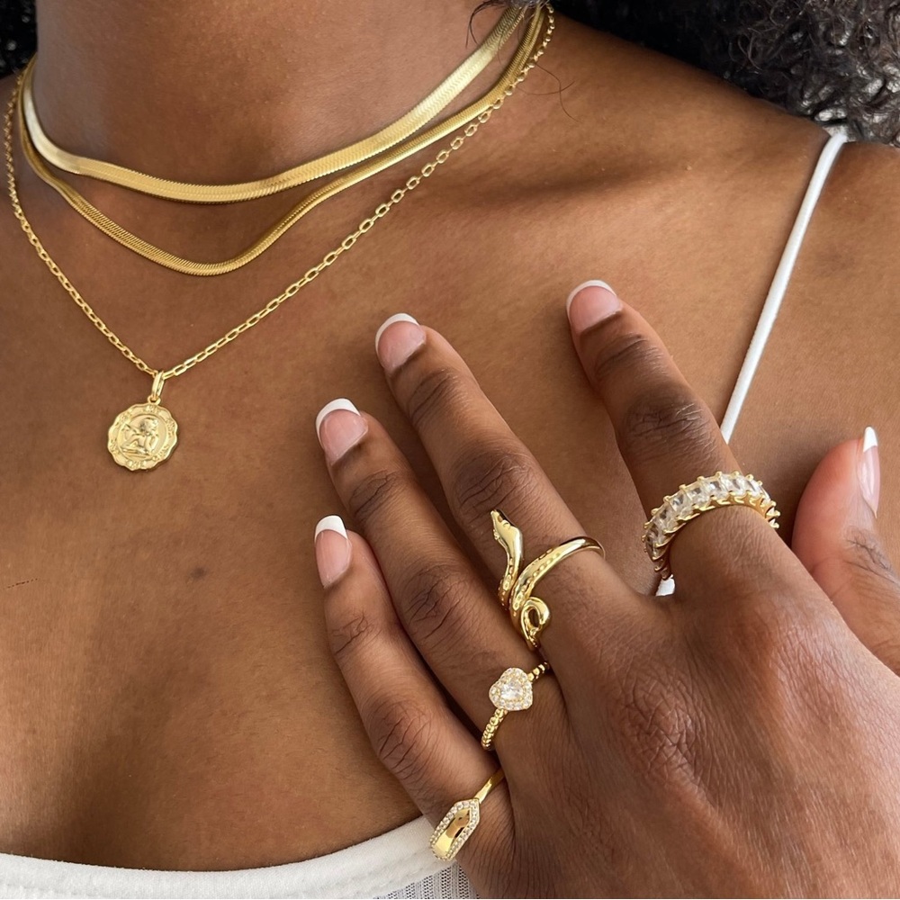 14k gold plated necklace